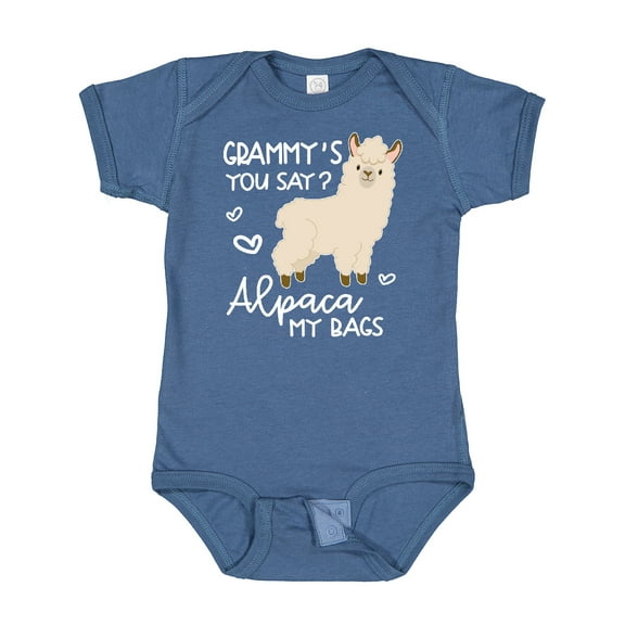 Inktastic Grammy's You Say Alpaca My Bags Boys or Girls Baby Bodysuit