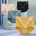 thumbnail image 1 of 5Pcs Cotton Panties Breathable Women Underwear Briefs Solid Color Ladies Underpants, 1 of 5