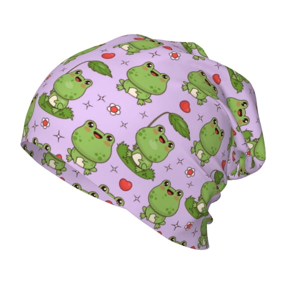 Vsdgher Happy Frogs1 Toddler Beanie Baby Boys Girls Beanies Kids Winter Hats Children Knit Warm Caps