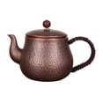 thumbnail image 2 of Fabricante de té de té de té pequeño con martillo portátil con mango antideslizante y tapa de tapa mini agua hervidor de agua para casa de té, 2 of 8