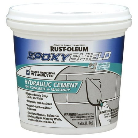 Rust Oleum Zinser Whte Epoxy Hydraulic Cement 2.5lb
