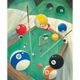 thumbnail image 3 of Unknown 12x14 Black Modern Framed Museum Art Print Titled - Billiards II, 3 of 5