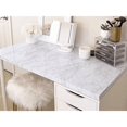 thumbnail image 2 of 1pc 23.6"x78.7" Glossy Marble Paper Granite Grey/White Roll Kitchen Countertop Cabinet Furniture Refurbishment Thick Wallpaper PVC Easy Removable Wall Decor, 2 of 5