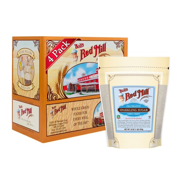 Bob's Red Mill Sparkling Sugar, 16 Ounce (Pack of 6) - Walmart.com