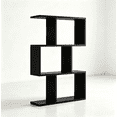 thumbnail image 5 of Leumius 3-Tier Bookshelf,Modern Simple Storage Rack for Books/Décor for Bedroom,Living Room,Black, 5 of 7
