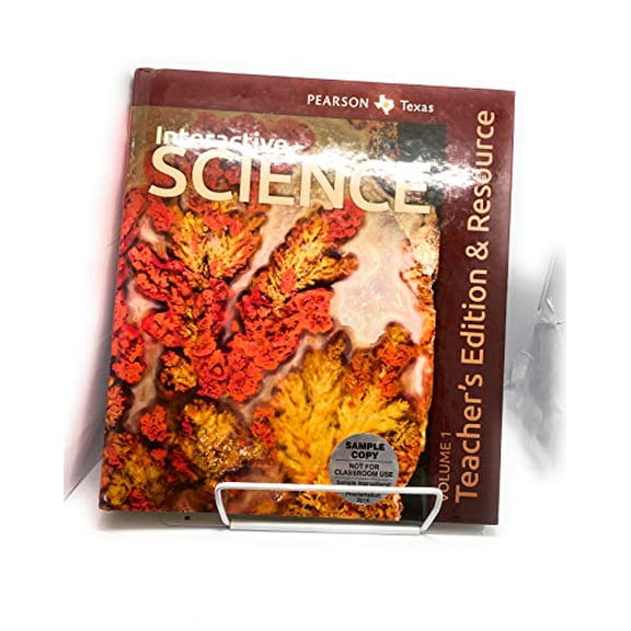 Pre-Owned Pearson Texas Interactive Science Grade 8 TE Vol 1, 9780133244366, 0133244369, Hardcover,