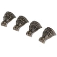 thumbnail image 5 of kowaku 3x 4x Design Furniture Cabinet Leg Feet Wooden Box Chest Stand Feet 3 Pcs, 5 of 9