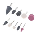 thumbnail image 3 of 10 Unids / Set Brocas de Cerámica para Uñas, Dispositivo de Repuesto de Cabezal de Manicura Eléctrico para Molino de Pulido de Pedicura Y Manicura ZP-1005 Macarena Kit de pulido de cabeza, 3 of 8