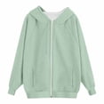 thumbnail image 7 of NinXxx Women's Cozy Hooded Pullover Casual Everyday Comfort Mint Green XXXXXL, 7 of 7