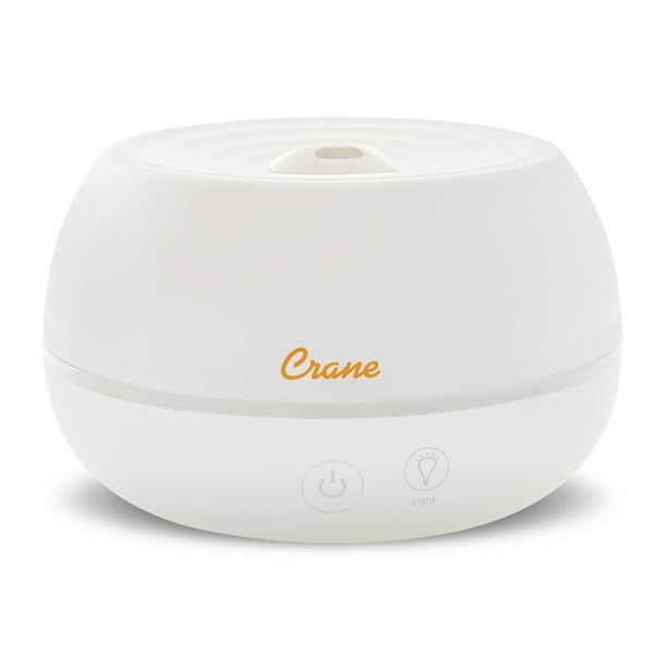 Crane USA Personal Cool Mist Humidifier and Aroma Diffuser, EE5951AD, White