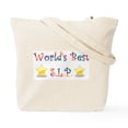 thumbnail image 2 of CafePress - Worlds Best SLP Tote Bag - Unisex Canvas Tote Bag, Beige, 1-Piece, 2 of 9