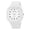 White, variant on Watch for Women Gifts for Students Pointer Dial Korean Style Simple Fashion Casual Sport Wristwatch with Stainless Steel Bracelet