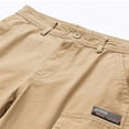 thumbnail image 4 of WREESH Men's Cargo Shorts Plus Size Cargo Shorts Multi-Pockets Relaxed Summer Beach Short Pants Outdoor Workout Shorts Khaki, 4 of 9