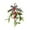 D, variant on Artificial Mistletoe Hanging Decoration 9x7.5 Inch, Frosted Glitter Leaf Kissing Ball with Berries for Doorway, Realistic Greenery Ornament for Holiday Party Wedding Centerpiece Use (A)