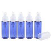 5pcs Cosmetics Bottle Foaming Soap Pump Bottles For Liquid ,up Remover,Body Wash,,Liquid Soap,Dish Soap 50ml Cylinder