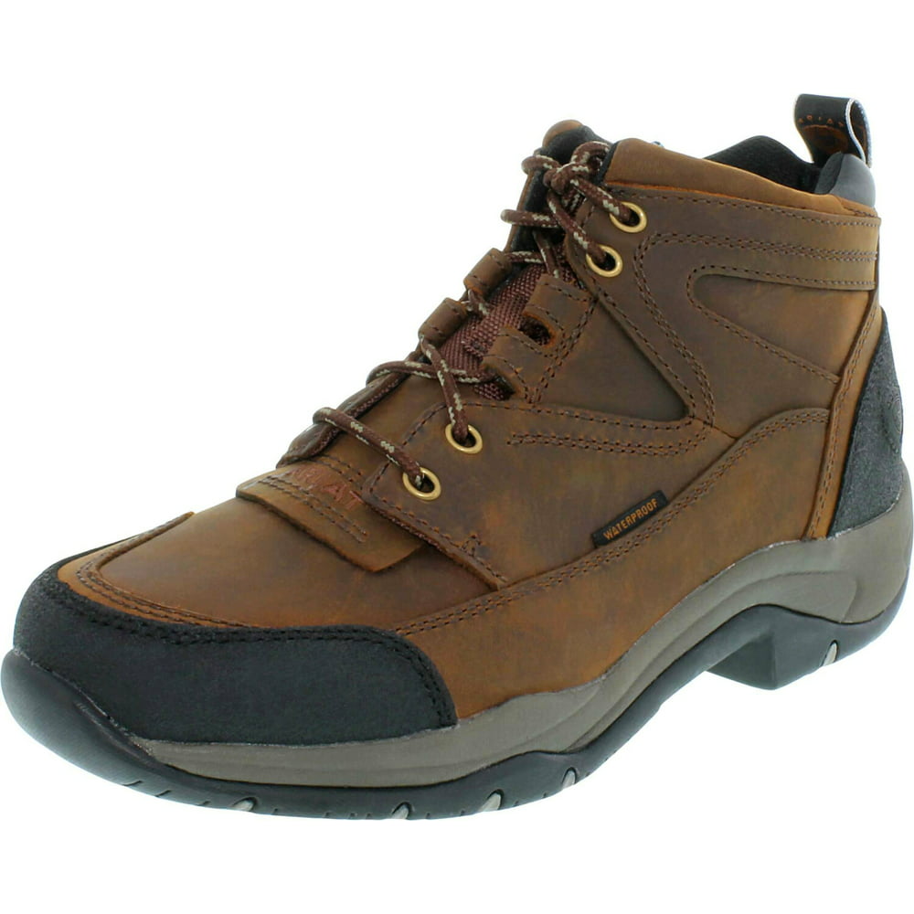 Ariat - Ariat Women's Terrain H2O Copper Ankle-High Leather Hiking Boot ...