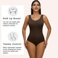 thumbnail image 4 of DODOING Shapewear for Women Tummy Control Bodysuit Thong Seamless Body Shaper hapewear Tank Tops Bodysuits, 4 of 8
