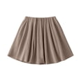 thumbnail image 6 of IUYRTFE Women Long Sleeve Button Down Top and High Waist Ruffle Shorts Set Casual 2 Piece Outfit, 6 of 9