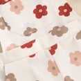 thumbnail image 5 of Kids Toddler Girl Summer Outfit Floral Print Overalls Jumpsuit Sleeveless Romper Bib Shortalls Suspender Shorts Pants, 5 of 7