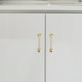 thumbnail image 2 of LABSERRON Retro Luxury Furniture Pulls for Dresser 1Set Brass Cabinet Handles 12X3CM, 2 of 8