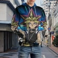 thumbnail image 5 of Yu-Gi-Oh Hoodie 3D Print Pullover Hooded Long Sleeve Sweatshirts Tops Blouse with Pocket for Mens Womens, 5 of 6
