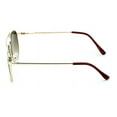 thumbnail image 4 of Classic Metal Tear Drop Reading Sunglasses - Outdoor Unisex Tinted Readers Gold Brown +3.00, 4 of 5