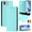Mint, variant on Wallet Case for iPhone 16e with Card Holder, Business Premium PU Leather Flip RFID Blocking Wallet Case with Wrist Strap Kickstand Protective Cover for iPhone 16e, Mint