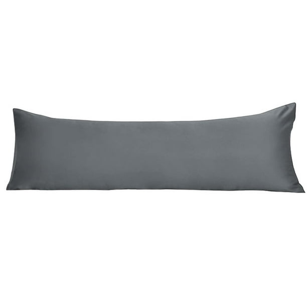 Unique Bargains Luxury Silky Satin Body Pillow Case X 60 Gray Walmart Com Walmart Com