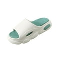thumbnail image 1 of Sandalias de ducha para hombre con punta abierta, transpirables, informales, para uso diario Blanco 39 a 4, 1 of 9