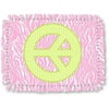 Creative Cuts Microfiber No Sew Peace Sign Zebra Fabric Throw Kit, 1 Each