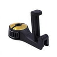 thumbnail image 4 of Multifunctional Hidden Car Headrest Accessory: 2-in-1 Rotatable Lock Buckle Hook with Automatic Fastening Phone Holder, ABS Material, 10kg Load Capacity, 360° Rotation, Fits 10-16mm Headrest Rods &, 4 of 7