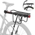 thumbnail image 5 of Yuphony Rear Bike Rack Full Quick Release Bicycle Cargo Rack Adjustable Bicycle Carrier Luggage Rack Back of Bike Aluminum Alloy 125 lbs Capacity Bike Accessories Black, 5 of 8