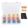 thumbnail image 4 of Chaleur Rétractable Connexion Connecteur Cordon Électrique Étanche Extrémité Rétractable Manchon de Tube en Cuivre Amovible 500PCS Type 19, 4 of 8