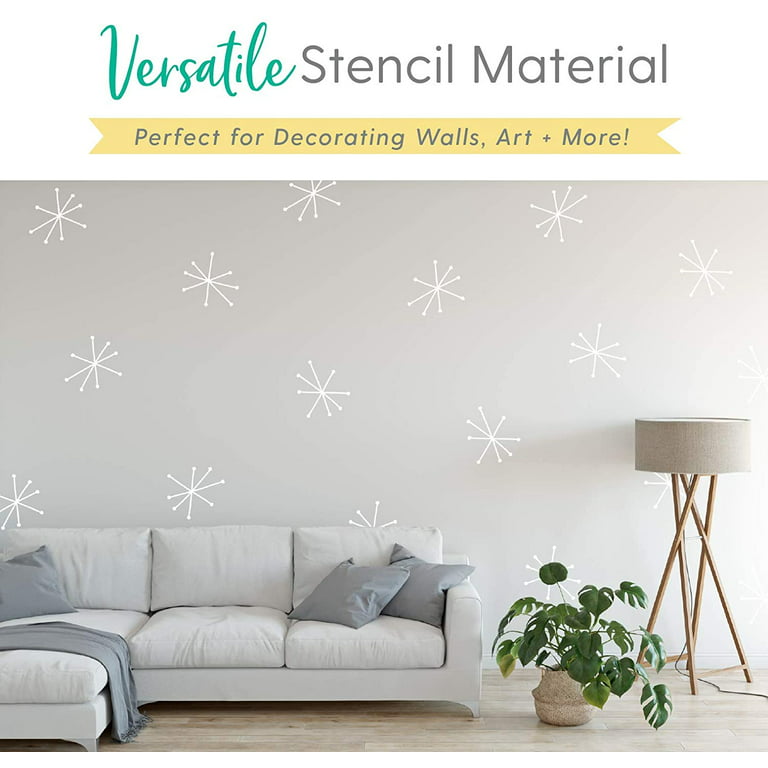 How to Stencil on a Textured Wall - Makely