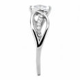 thumbnail image 4 of Luxe Jewelry Designs Women's Stainless Steel Engagement Ring with AAA Grade CZ - Size 7 (Pack of 2), 4 of 4