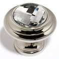 thumbnail image 2 of Alno C211-CLR/BRZ Solid Brass 1 1/4" Luxury Designer Swarovski Crystal Mushroom Cabinet, 2 of 6