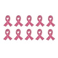 thumbnail image 2 of 10PCS Cancer Awareness Pin â Pink Ribbon Lapel Pin Brooch for Women, There is Hope Badge for Survivors, Support Cure Love Jewelry for Backpacks, Hats, Bags & Clothes Decoration, 2 of 5