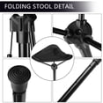thumbnail image 4 of HLONK Adjustable Telescopic Foldable Stool Single Leg High Chair Tall Slacker Chair, 4 of 15