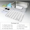 thumbnail image 3 of Stainless Steel Sifting Litter Box for Rabbit (L), 3 of 11