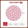 thumbnail image 3 of Daiia Cute Cat Drawing Merry Christmas Tree Skirt , Xmas Large Lace-up Tree Skirt, Santa Snowflakes Rustic Home Decorations New Year Party Farmhouse Decor-48", 3 of 7