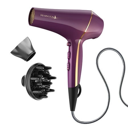 Remington T|Studio Thermaluxe Hair Dryer, Purple, (Best Hair Dryer For African American Relaxed Hair)