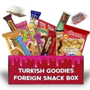 International Snack Box, Foreign Snacks by Turkish Goodies , 13ct Full Sized Bars Candies