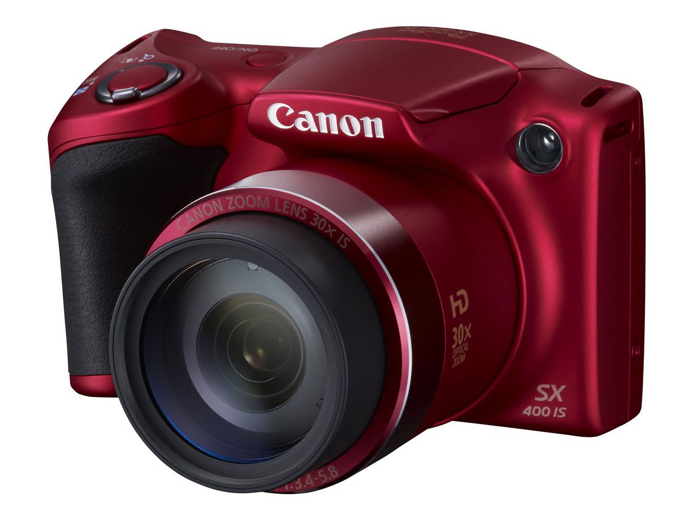 Canon PowerShot SX400 IS - Digital camera - High Definition - compact - 16.0 MP - 30 x optical zoom - red - image 18 of 72