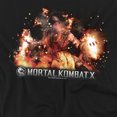 thumbnail image 2 of Mortal Kombat X T-Shirt Scorpio Flames Unisex Graphic Tee For Men & Women, 2 of 7