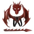 thumbnail image 3 of Dragon Cosplay Props Wing And Tail Children's Halloween Costume Halloween Decoration Halloween Props 3Pcs / Set Kids Gift, 3 of 3