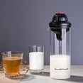 thumbnail image 4 of Electric Milk Frother Egg Beater, Automatic Foam Maker With Measuring Jug, Stainless Steel Glass Mixing Cup, 500ml Battery Operated Handheld Mixer For Coffee Milk Egg, Hassle Free Kitchen Tool For, 4 of 7