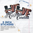 thumbnail image 3 of (2 Pack) North Carolina Love State Stickers - NC State USA Flag - Choose from 50 States - 5" On Longest Side - Premium Vinyl - for Cars, Trucks, Skateboards, Laptops - Made in USA - BMCS1440, 3 of 7