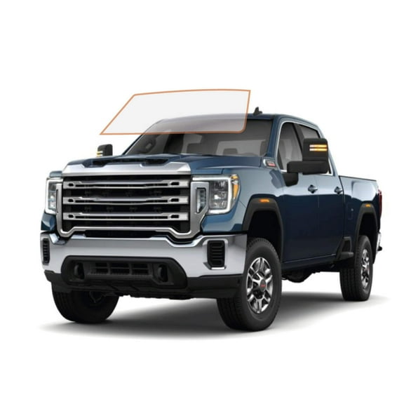 MotoShield Pro Premium Professional 2mil Precut Ceramic Window Tint Film for 2015-2019 GMC Sierra 2500 Crew Cab — (Front Windshield 75%) + Lifetime Warranty