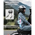 thumbnail image 2 of VEVOR Motorcycle Backrest Sissy Bar for Harley-Davidson Touring Models 2009-2024 16 in, 2 of 9