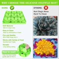 thumbnail image 4 of Snuffle Mat for Dogs,Silicone Interactive Dog Mat(Green), 4 of 5